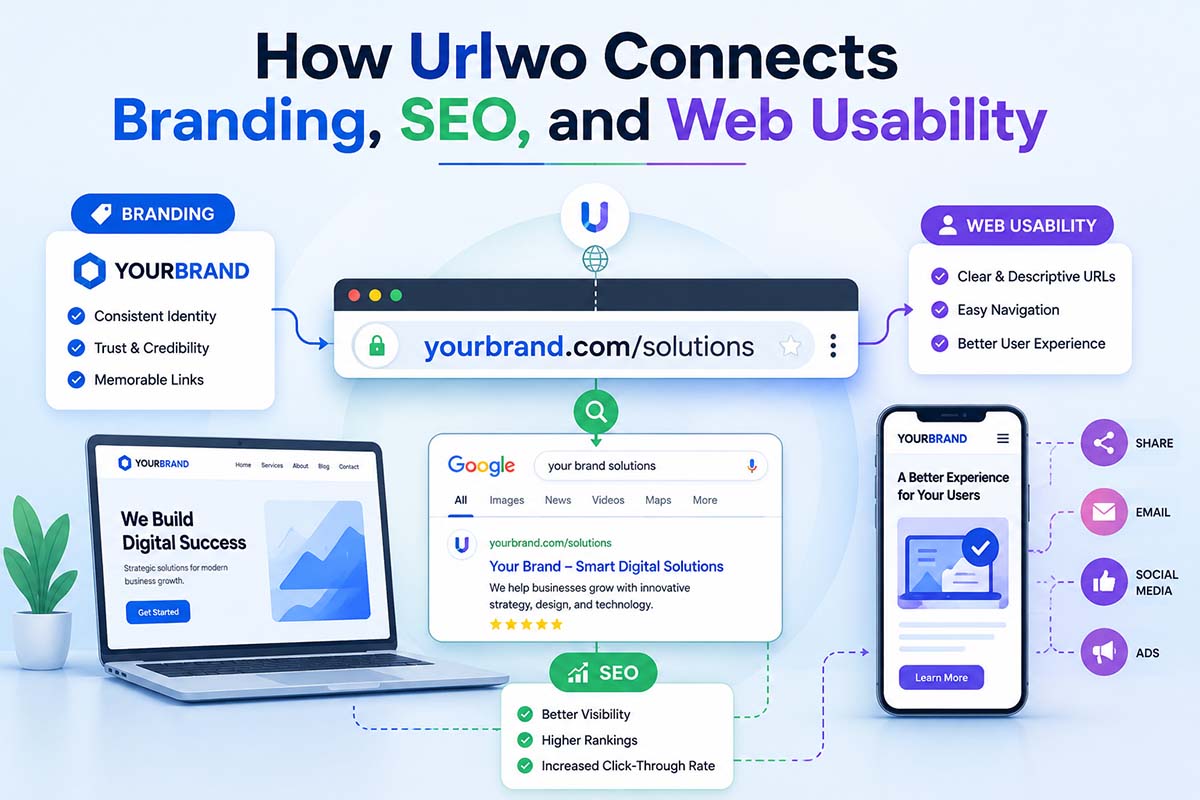How Urlwo Connects Branding, SEO, and Web Usability